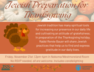 Oakwood Shabbat @ Nakoma/Westmoreland Room at Oakwood Village